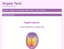 Tablet Screenshot of angelatarot.de